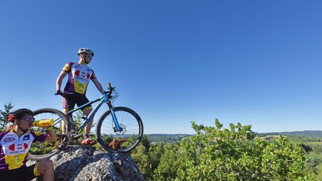 VTT dans la Creuse