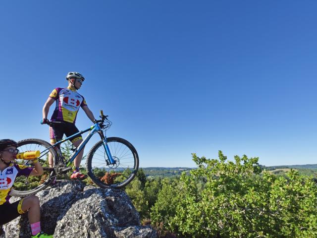 VTT dans la Creuse