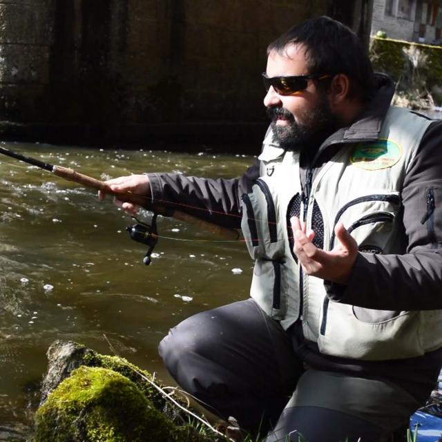 Jean-Christophe Guittard, moniteur guide de pêche