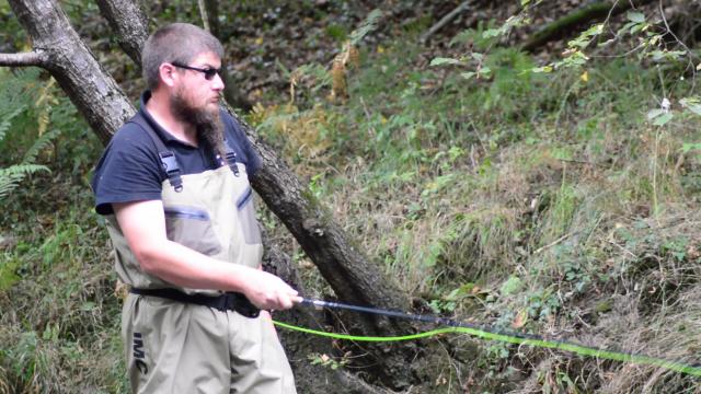 Julien, Pêche à la mouche en Creuse