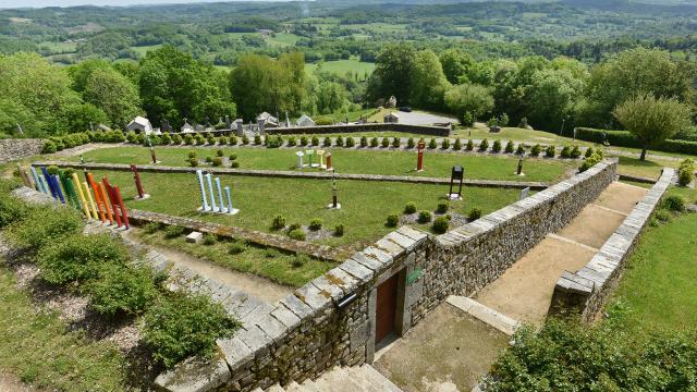 Jardins terrasses à Saint-Georges-Nigremont