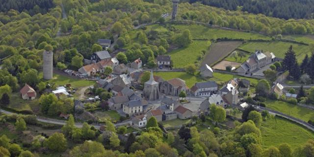 Toulx Sainte Croix Vue Du Ciel ©j. Damase