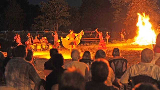 Concert sur la plage de la Naute à Champagnat