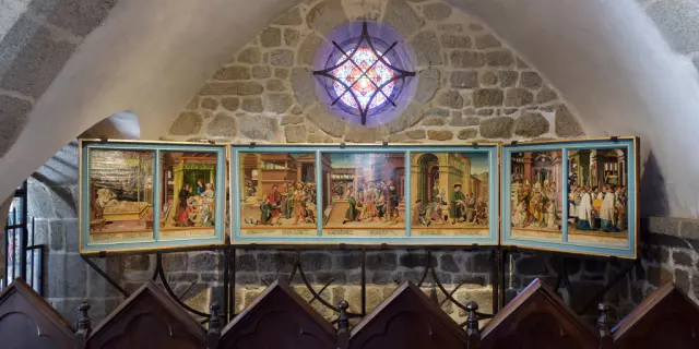 Triptyque de Saint Eloi - Notre Dame de la Visitation à Crocq dans la Creuse