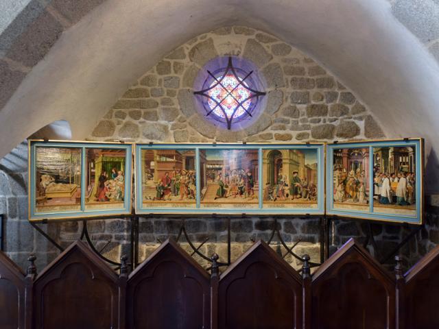 Triptyque de Saint Eloi - Notre Dame de la Visitation à Crocq dans la Creuse