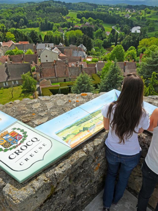 Panorama - Tours de Crocq dans la Creuse