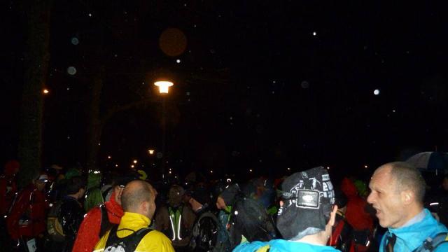 Départ Nocturne 35km Trail Du Loup Blanc, La Creuse