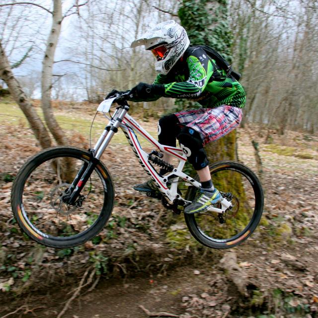 Vtt Descente Jump, La Creuse