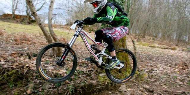 Vtt Descente Jump, La Creuse