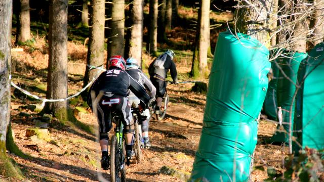 Vtt Descente Mont De Guéret, La Creuse