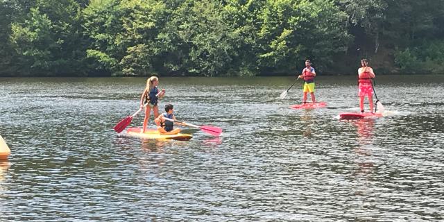 Paddle en Creuse - Plage de Jouillat