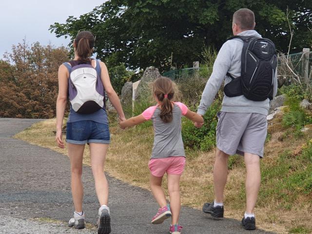 Randonnée en famille