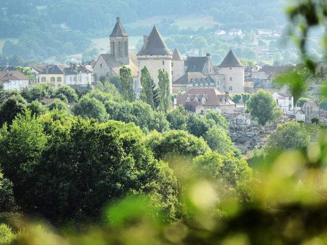 Vue générale de Bourganeuf