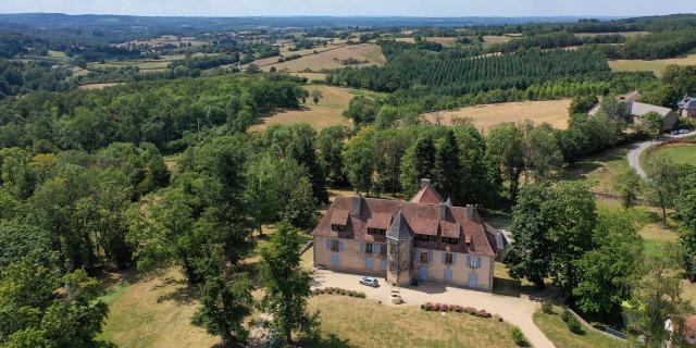 le château des Portes à Mainsat