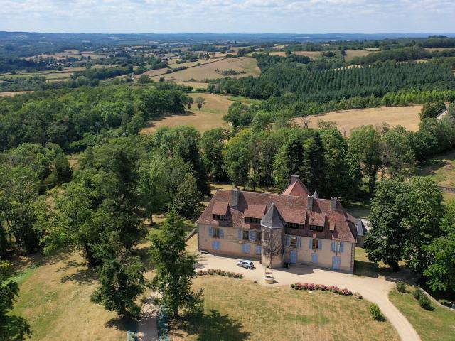 le château des Portes à Mainsat