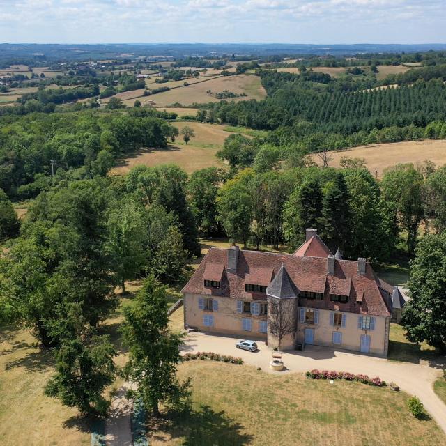 le château des Portes à Mainsat