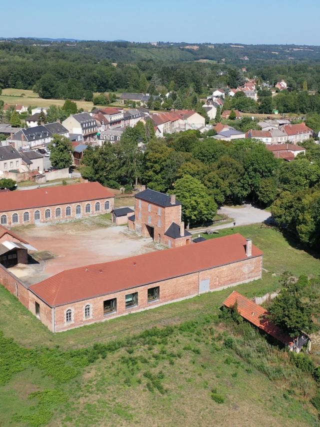 Lavaveix les Mines - vue aérienne