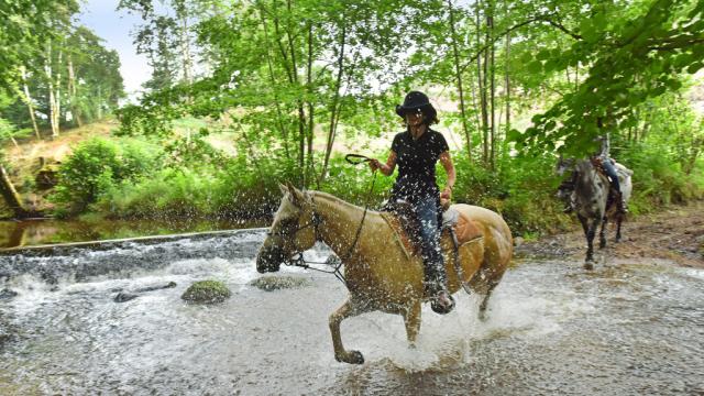 Équitation dans la Creuse