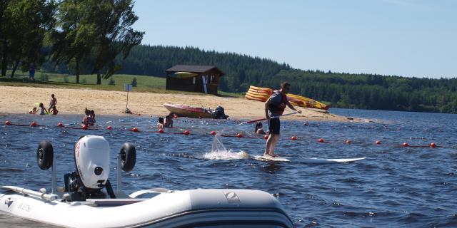 Paddle au lac de Vassivière