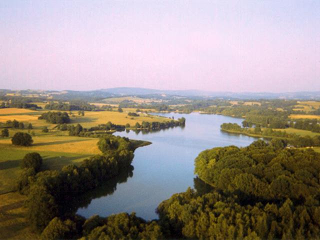 étang Cazine Vue Du Ciel