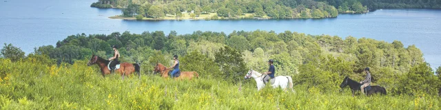 Equitation Lac de Vassiviere©c Pean