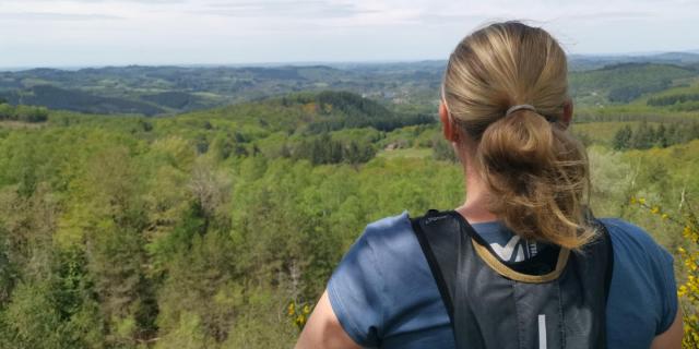 randonnée avec paysage