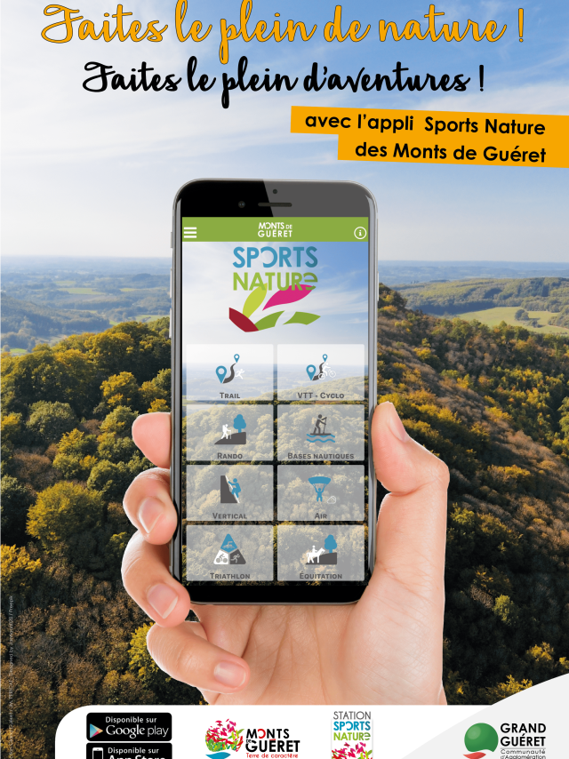 Application Sports Nature des Monts de Guéret