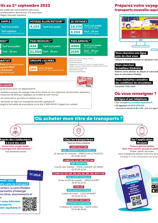 Carte Des Cars Regionaux En Creuse Page 1