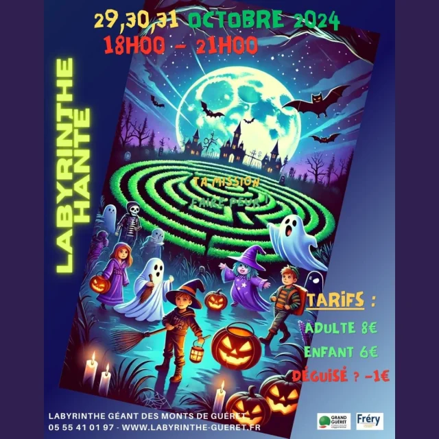 Halloween Le Labyrinthe Geant Des Monts De Gueret