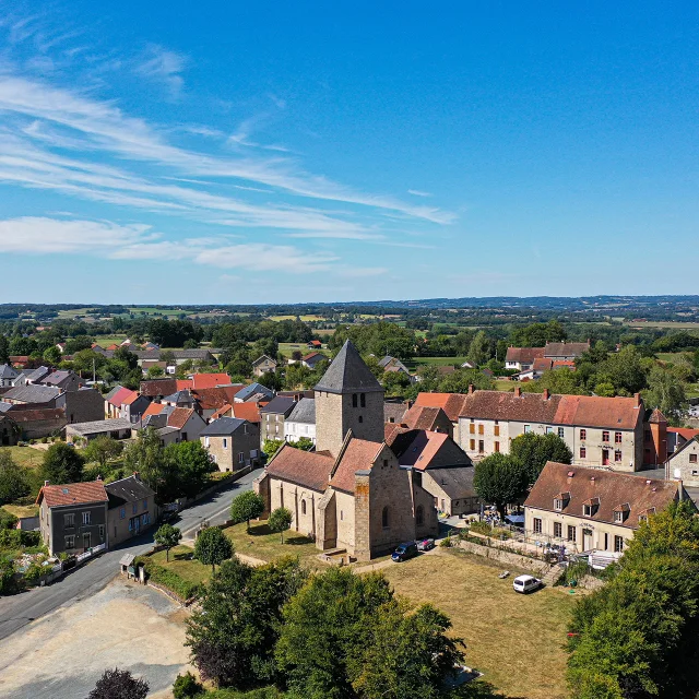 Vue Aerienne Saint Sulpice Le Dunois Creusetourisme Copie