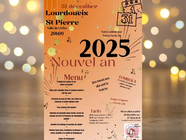 Soiree Du Nouvel An Lourdoueix Saint Pierre