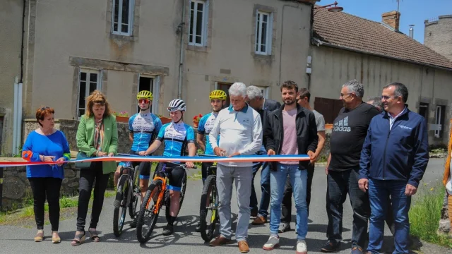 Inauguration Tronçon GT VTT 2024 - ©Dep. Creuse